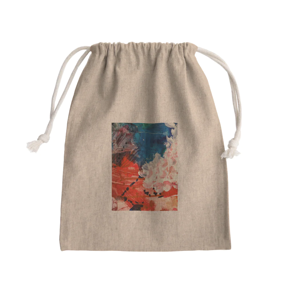 natsumikawasaki_のPAINT.BLOR Mini Drawstring Bag