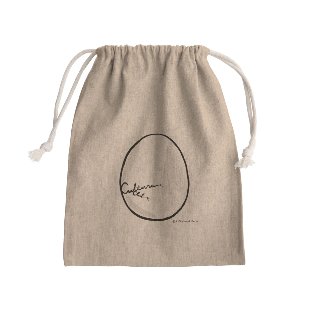 Culture Clubの[ Culture Club ] LOGO KINCHAKU Mini Drawstring Bag