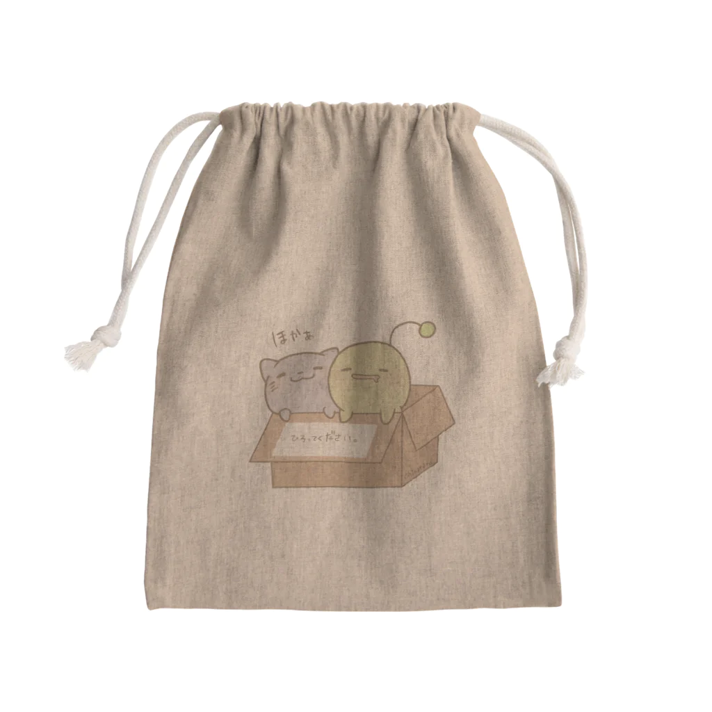 うちうじんのうちうじん Mini Drawstring Bag