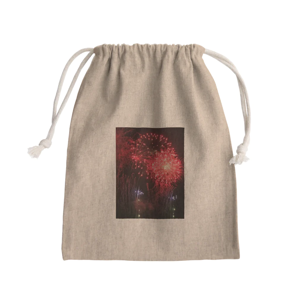 空屋　sorayakusakaの 201908171905003　赤の連発 Mini Drawstring Bag