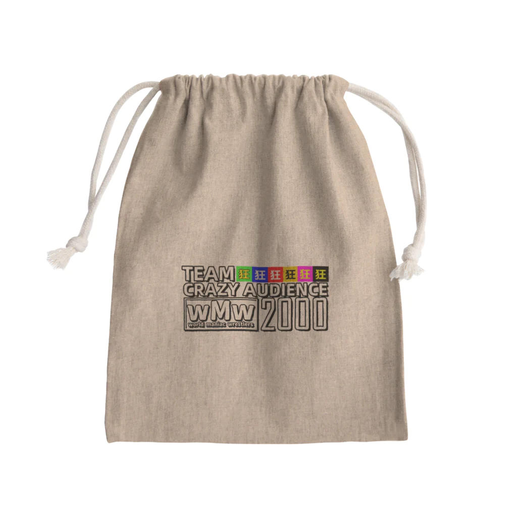 マスクド・ニシオカの2000人達成記念グッズ Mini Drawstring Bag