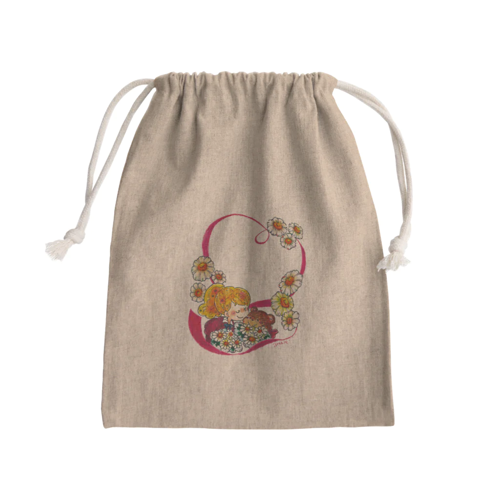ムメモ／ムロヤママミのポジティブシンキング☆ガール Mini Drawstring Bag