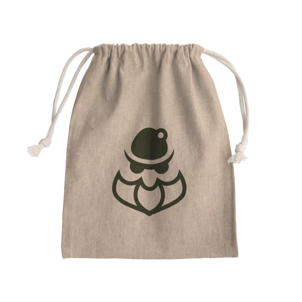 サンタｘマフィア オフィシャルshopのサンタ×マフィアロゴ【黒】 Mini Drawstring Bag