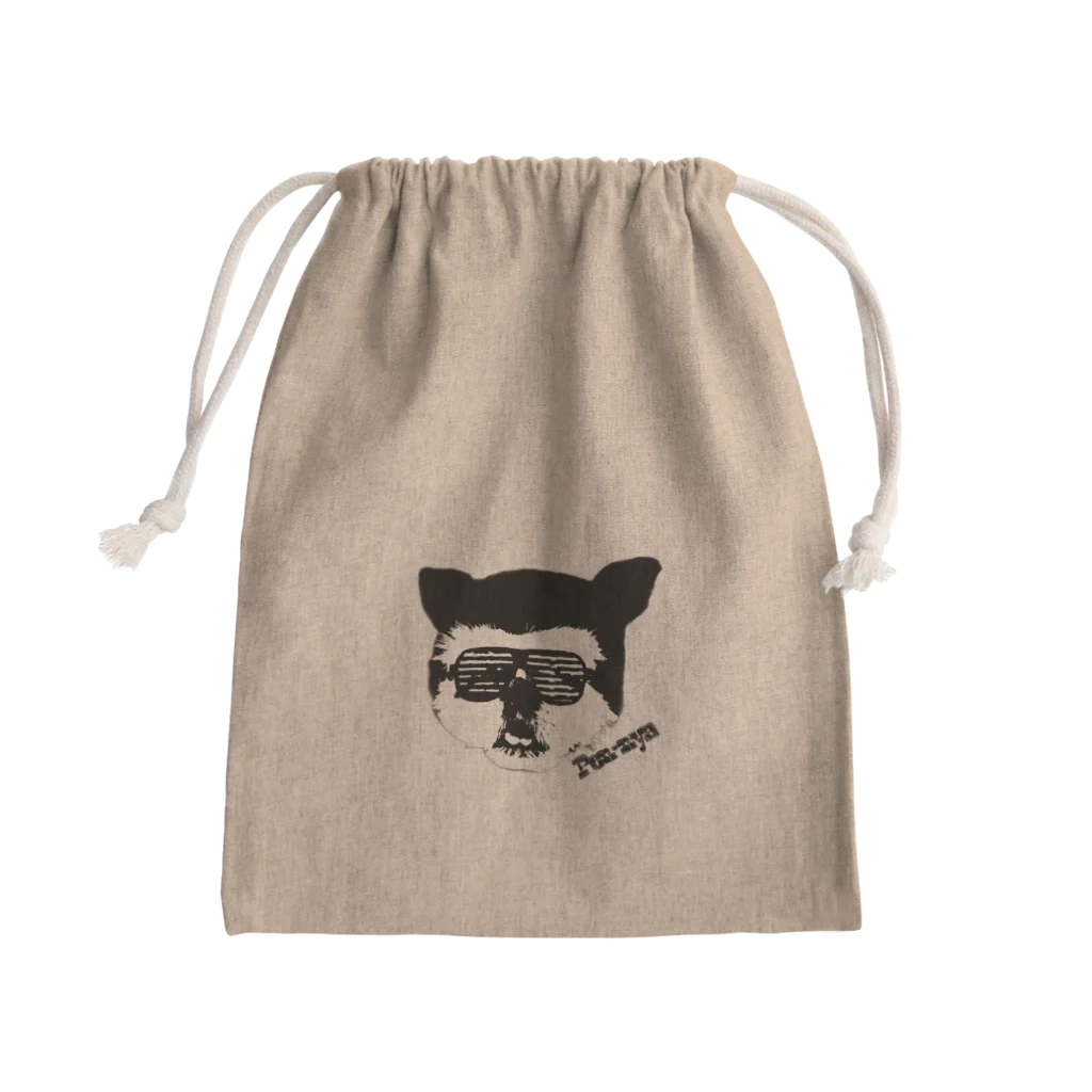 CHUNTANのPen-nya da-nya(シロクロ) Mini Drawstring Bag