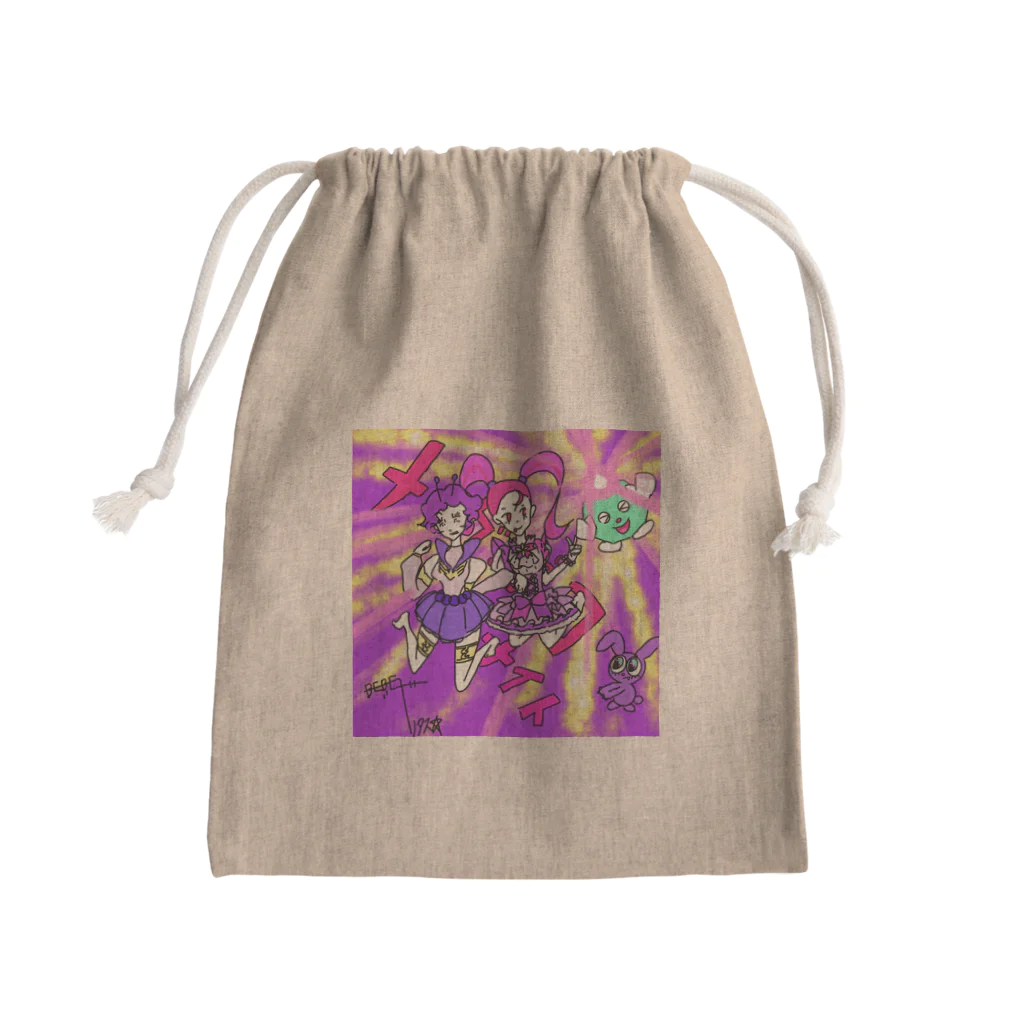ハイブランドBEBEの魔法女子BEBE子ちゃん Mini Drawstring Bag