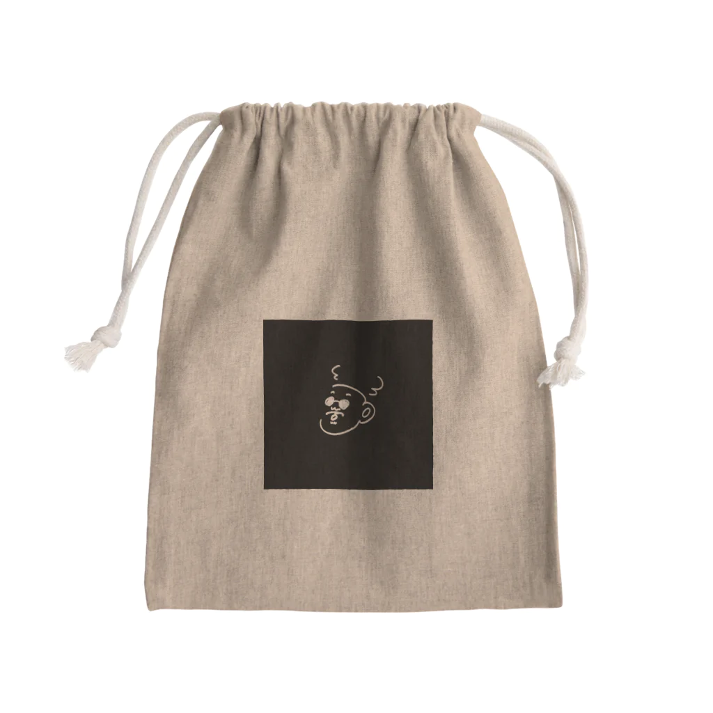 ログ男の秘密のお店のCoffee Faceログ男 Mini Drawstring Bag