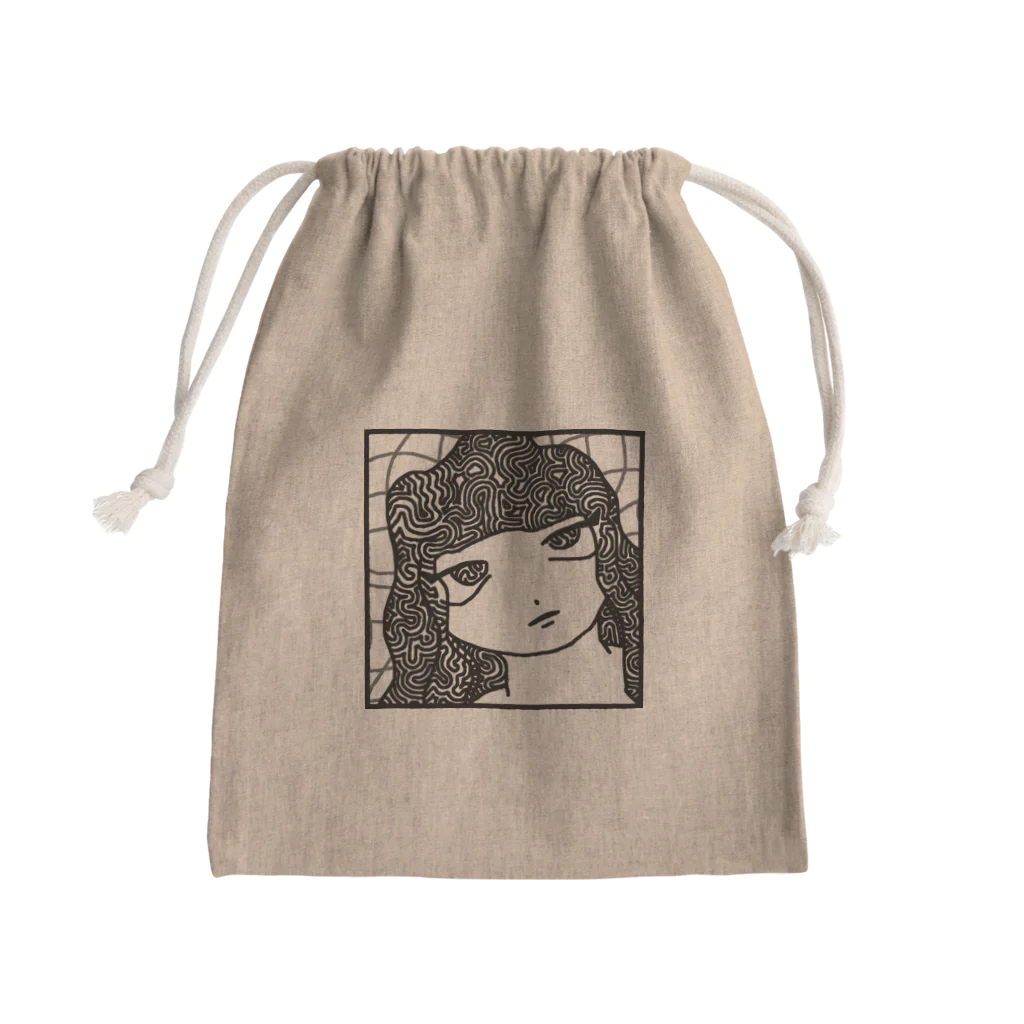 あああああのこのまま一生ぐにゃぐにゃしてたい Mini Drawstring Bag