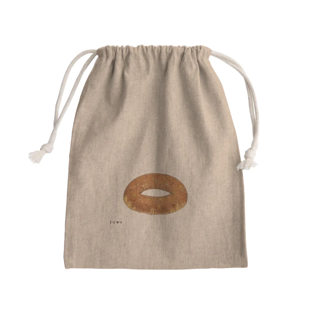 I-z-m-y's worksのチョコドーナツ Mini Drawstring Bag