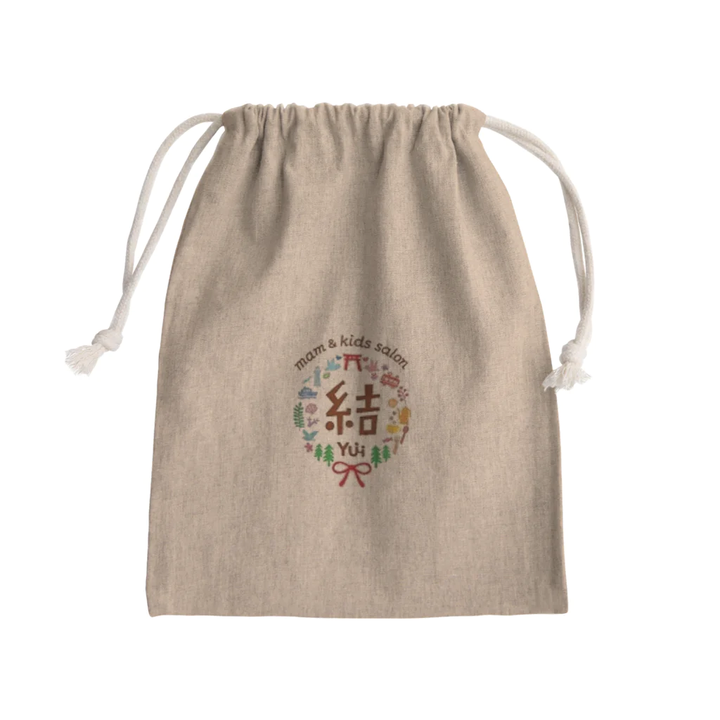 mam&kids salon 結-Yui-の結-Yui-オリジナルロゴ Mini Drawstring Bag