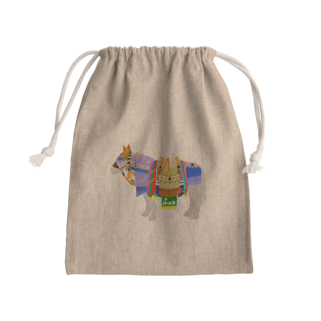 モノツクルヒト　Fuku～ふく～のチャグチャグ馬コ Mini Drawstring Bag