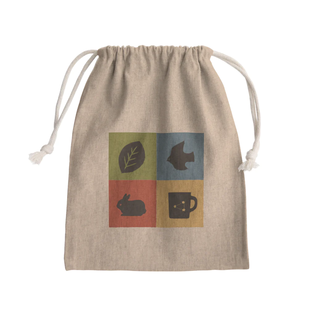 Omeletty’sのエレメンツ Mini Drawstring Bag