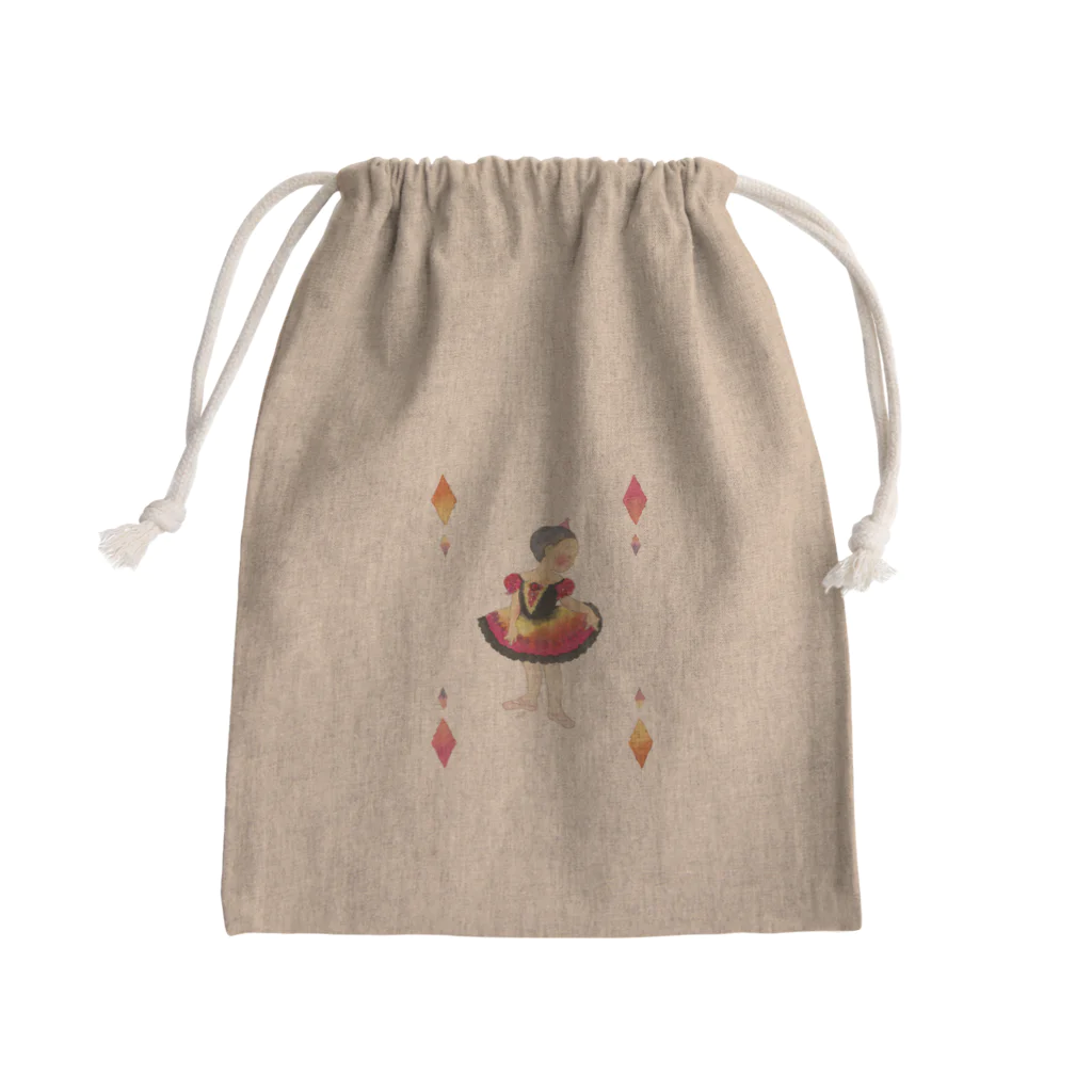 IROnoMADOのピエロちゃん Mini Drawstring Bag