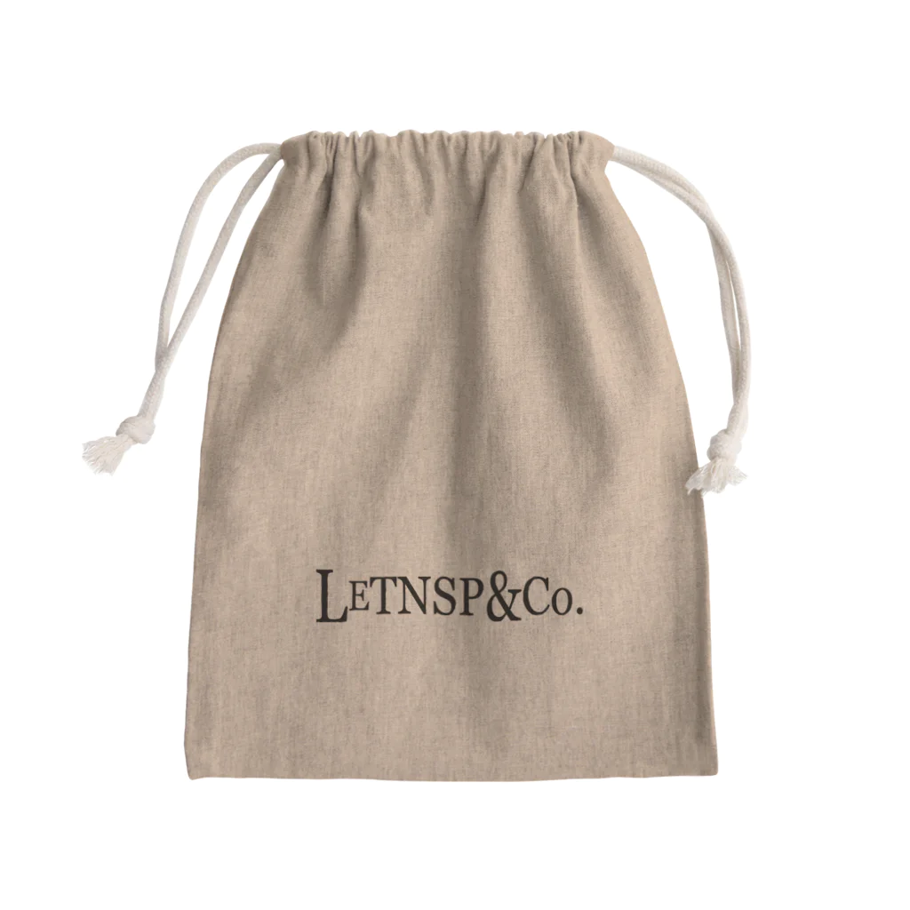 ＯＫダイレクト　powered by SUZURIのLeTNSP-003（黒） Mini Drawstring Bag