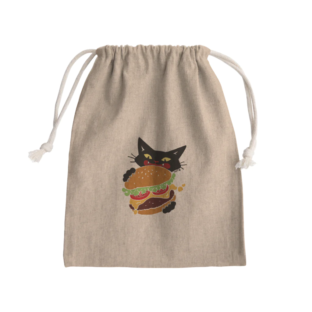 ほりみゆき【MIYU】のポーバーガー Mini Drawstring Bag