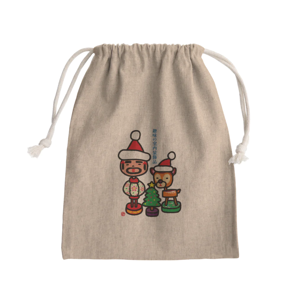 ドレメヒロコのオアナメン Mini Drawstring Bag