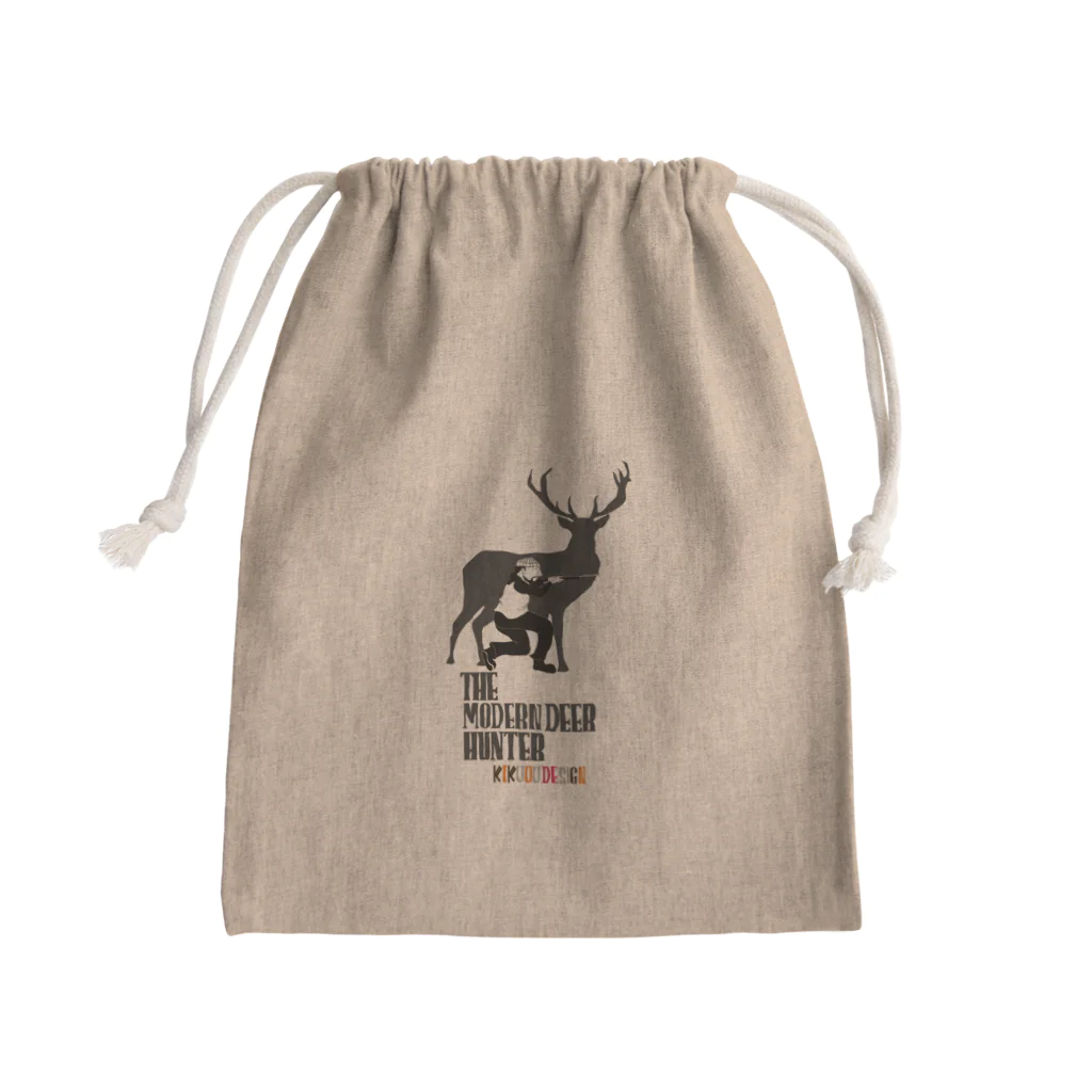 KIKUUUDESIGNのモダンディアハンター Mini Drawstring Bag