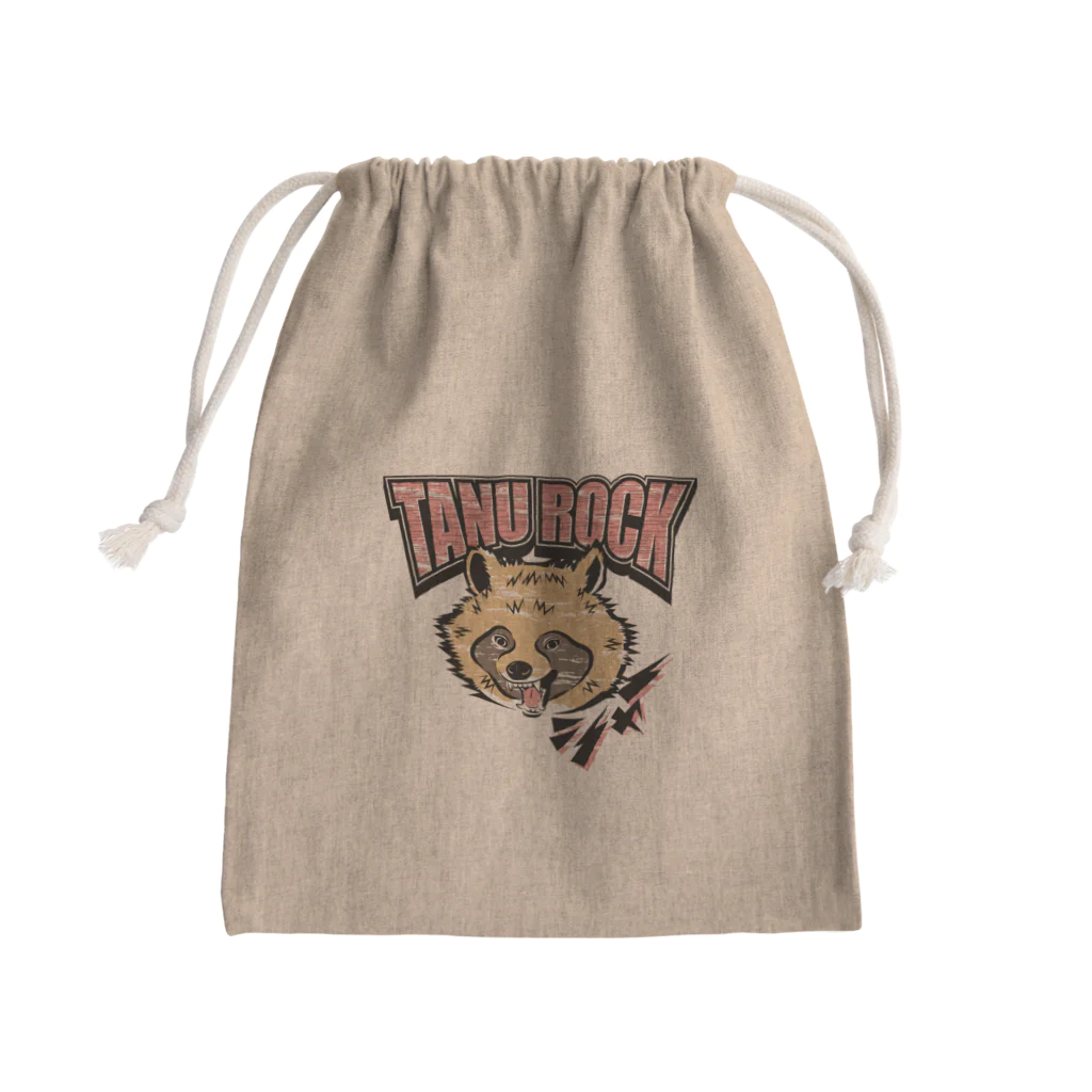 T&TのタヌキROCK‼︎ （カラー） Mini Drawstring Bag