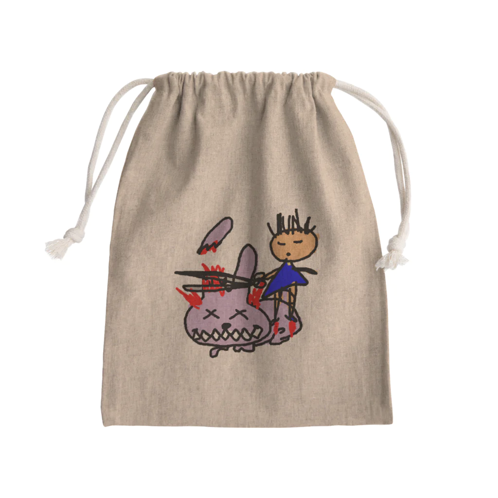 Ａ’ｚｗｏｒｋＳのらくがきRPG モンスター討伐 Mini Drawstring Bag