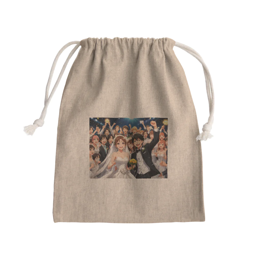 studio eizoの結婚式でハッピー♡ハッピー！ Mini Drawstring Bag