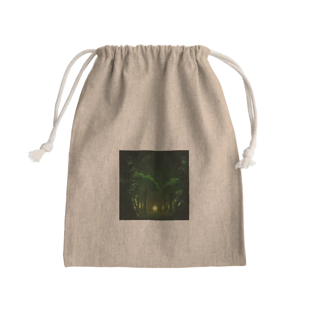 million-mindの異世界へと続く森 Mini Drawstring Bag