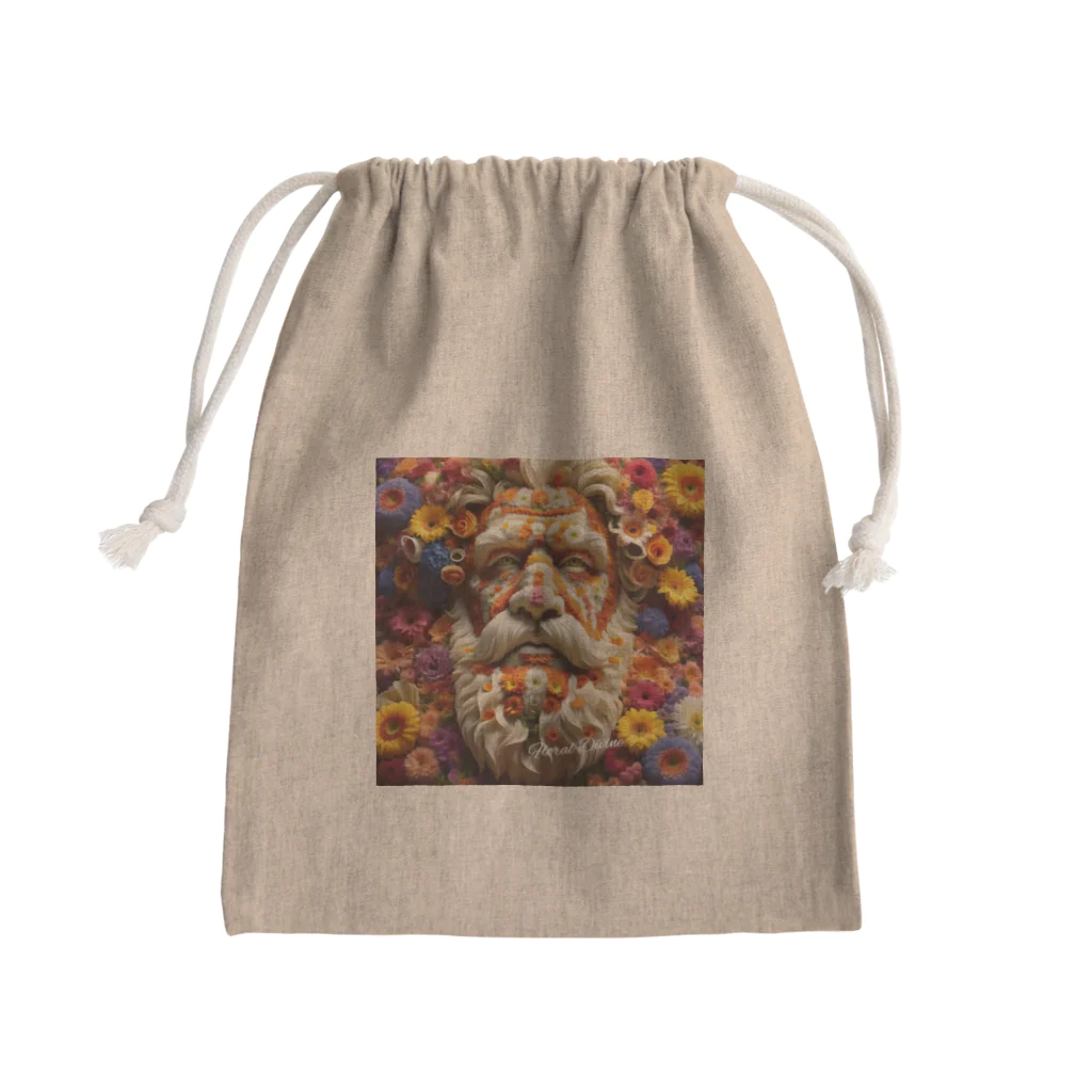 お花屋SUNのFloral Divine「フローラル ディバイン」 Mini Drawstring Bag