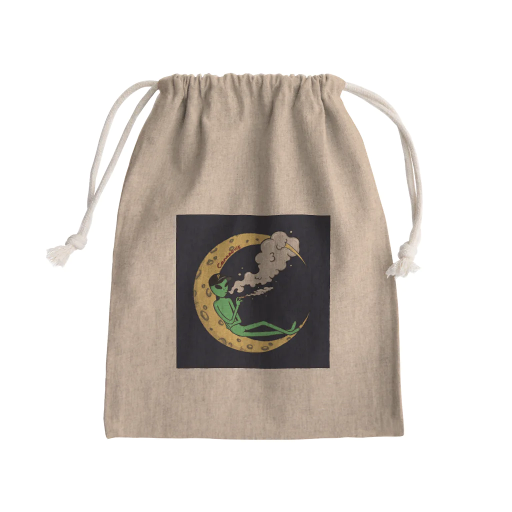 Cannabiiis ShopのCannabiiisオリジナル巾着袋 Mini Drawstring Bag