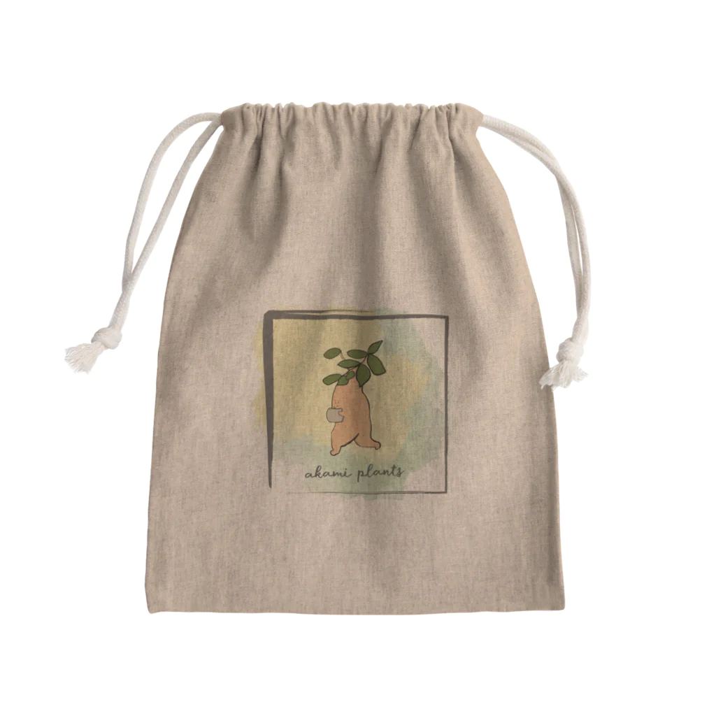 akami plantsのがじゅまるくん Mini Drawstring Bag