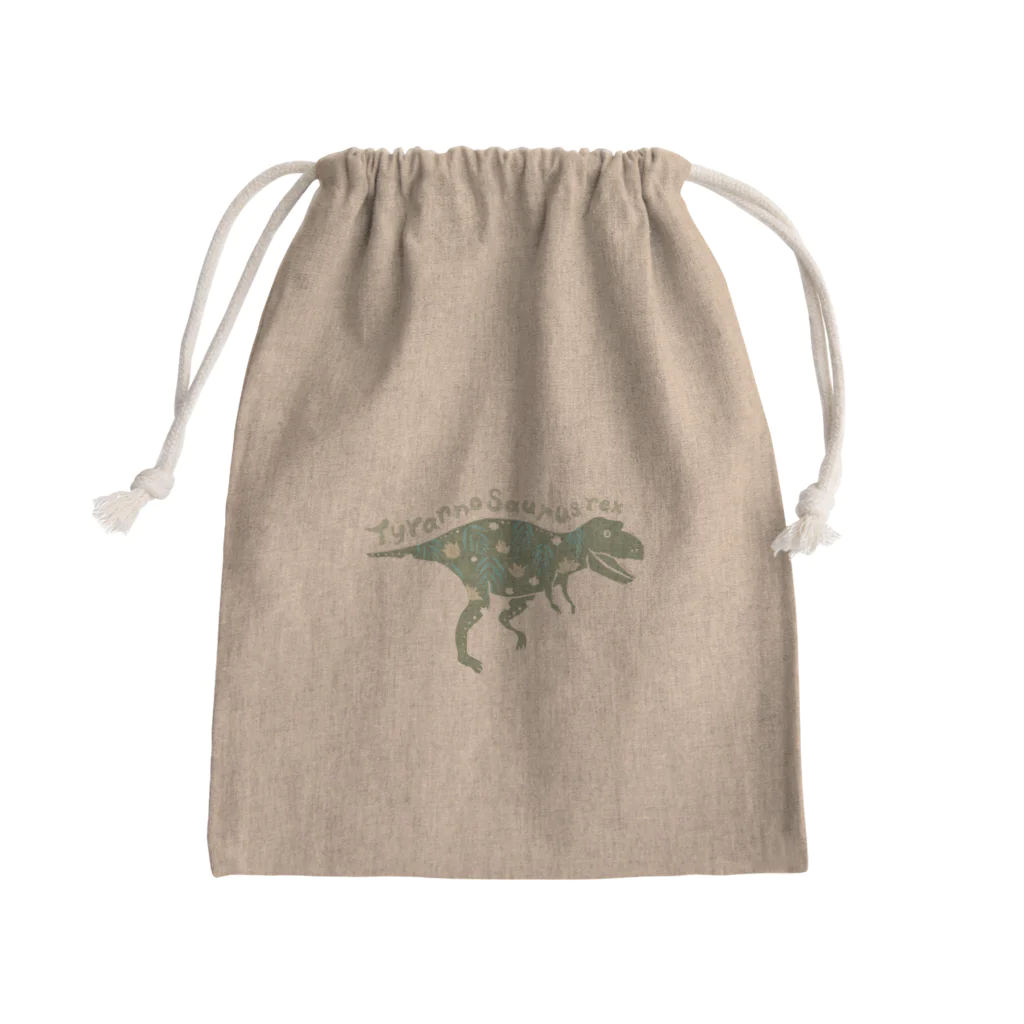 楽園Dinosaurの楽園Dinosaur * ティラノサウルス Mini Drawstring Bag