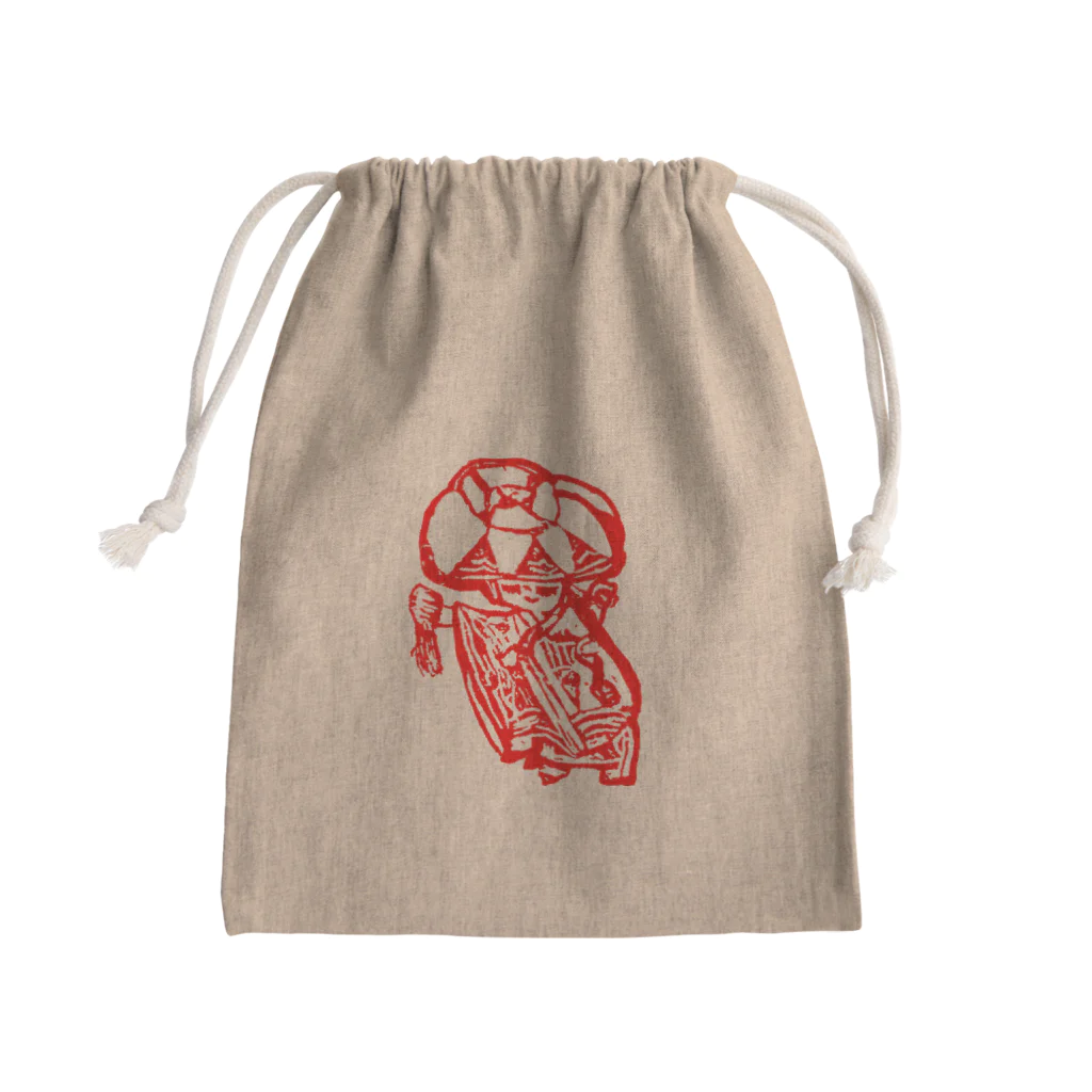 yukino-hiの赤花の記憶 Mini Drawstring Bag