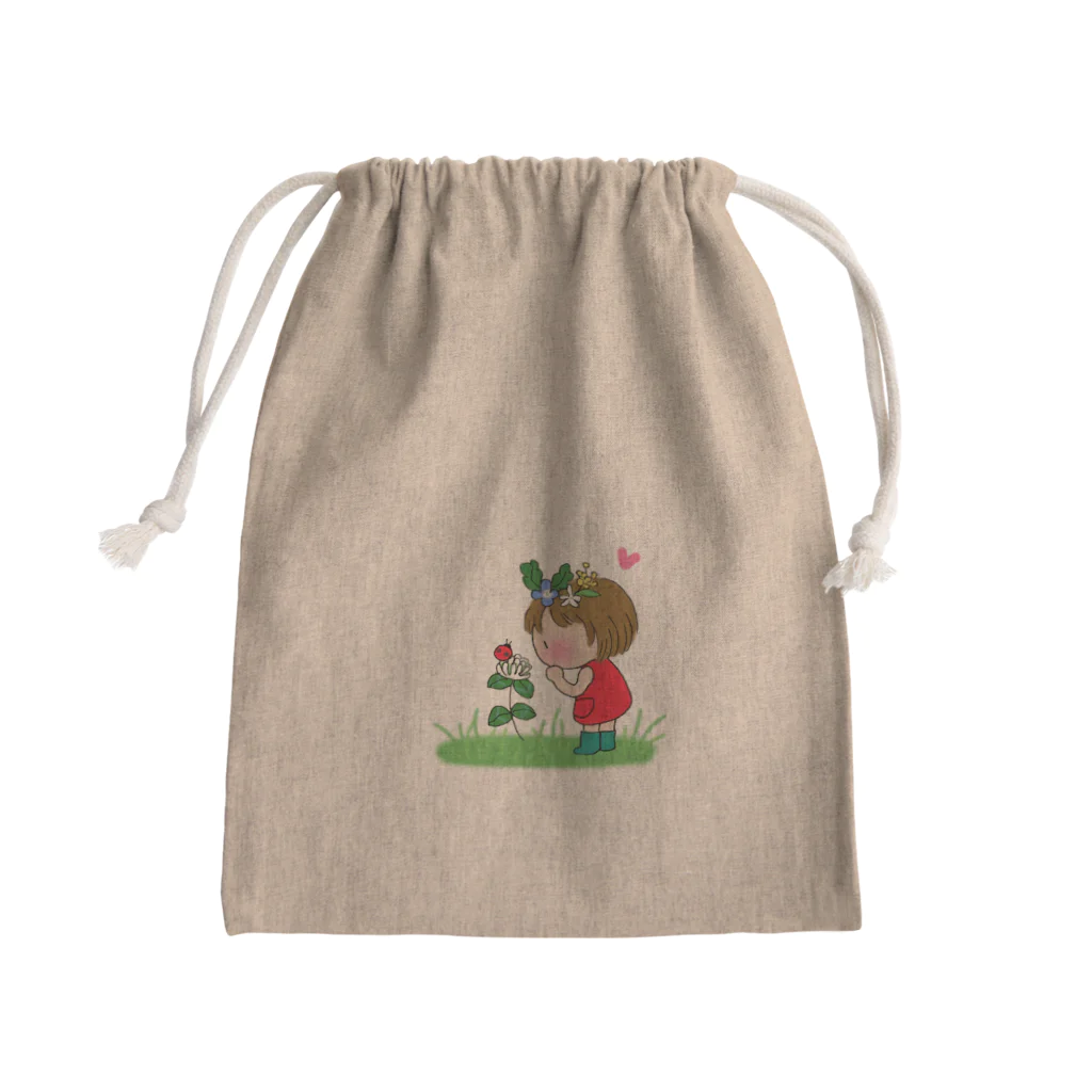 のはらのうたののはらちゃん Mini Drawstring Bag