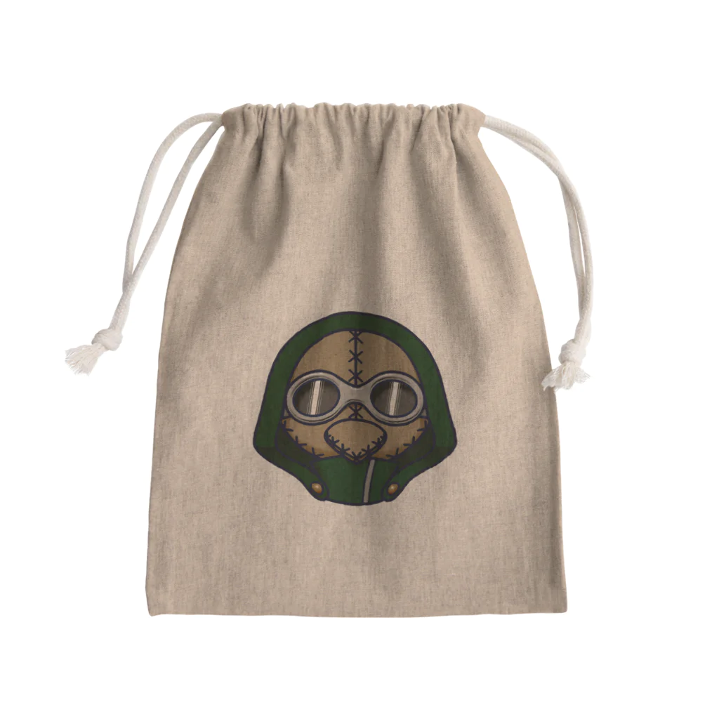 采-aya-のとりモドキ Mini Drawstring Bag