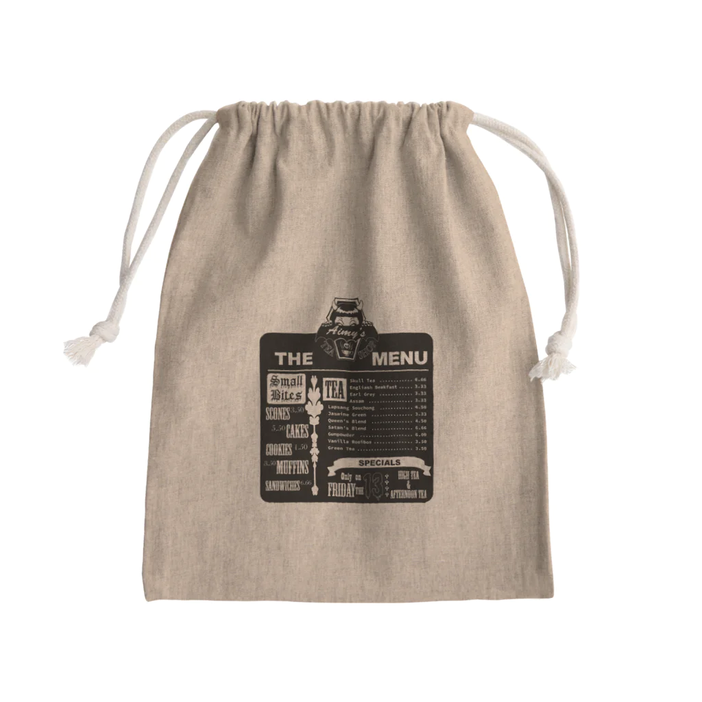 Mai AimheartのGoth Teashop巾着 Mini Drawstring Bag