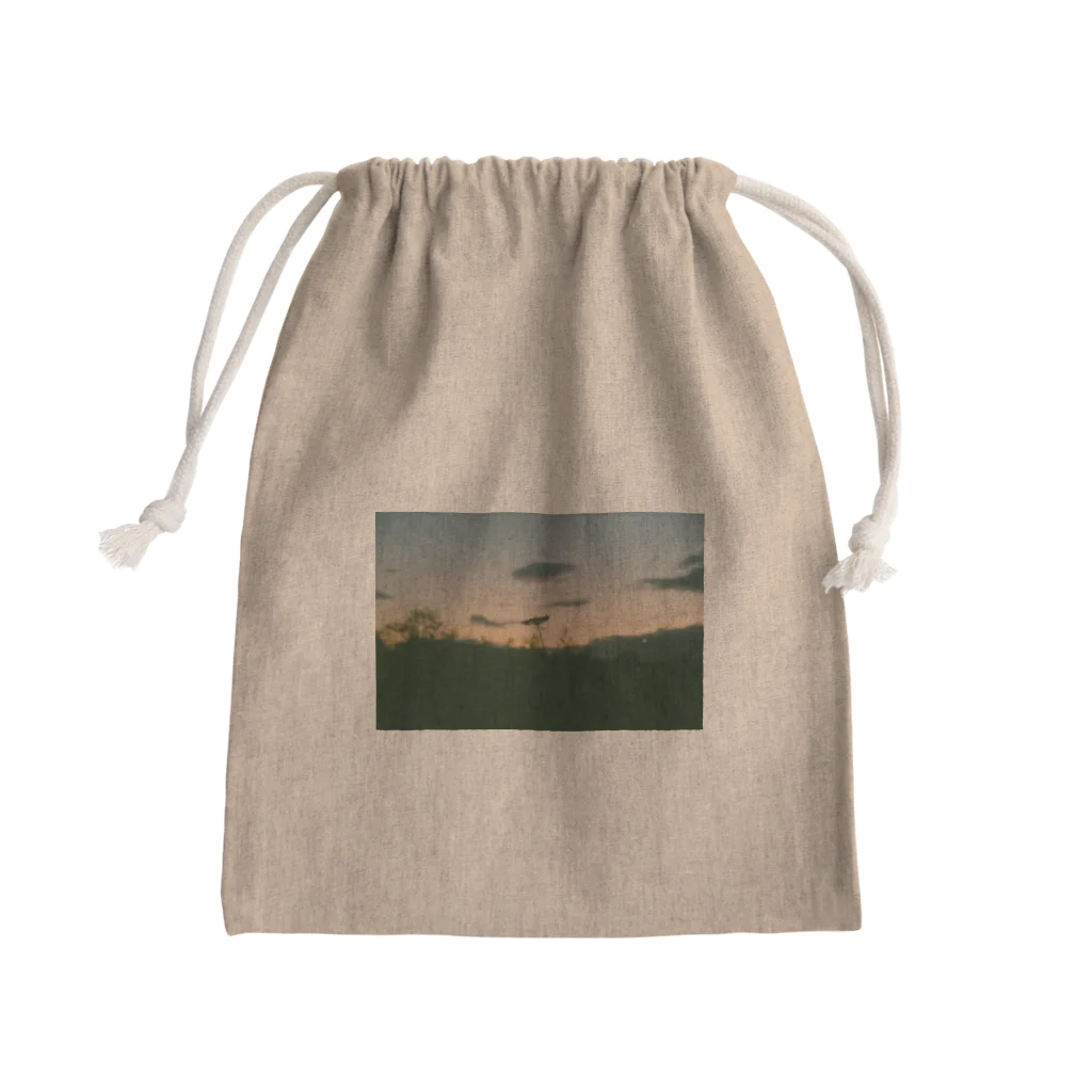 nmsnapsの夕暮れのおさんぽ Mini Drawstring Bag