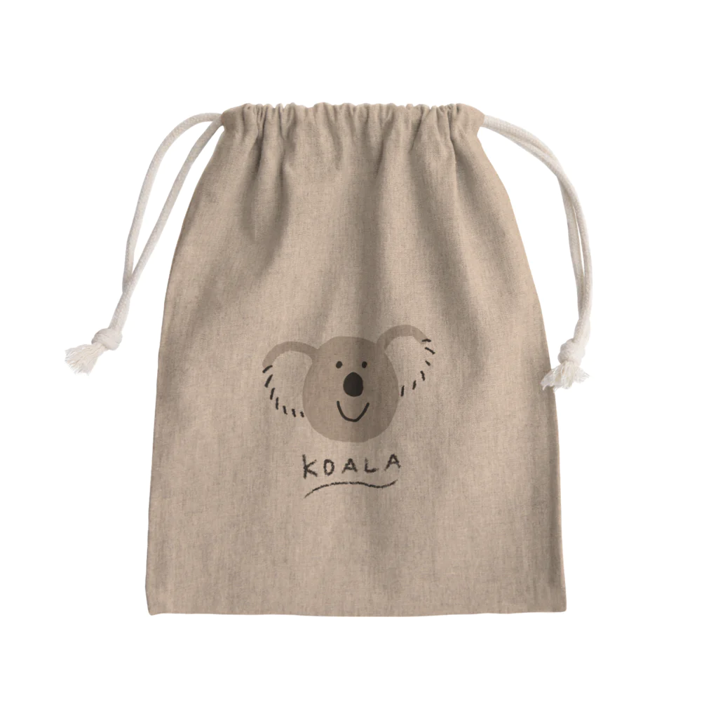 kakiageの耳がほわほわのコアラ Mini Drawstring Bag