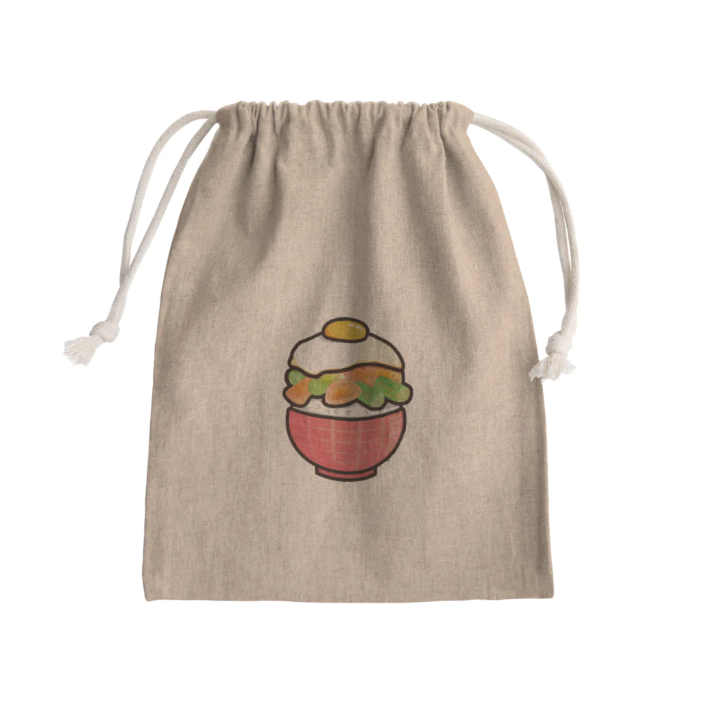 nonoiden1の目玉焼き丼24【やきとり】 Mini Drawstring Bag