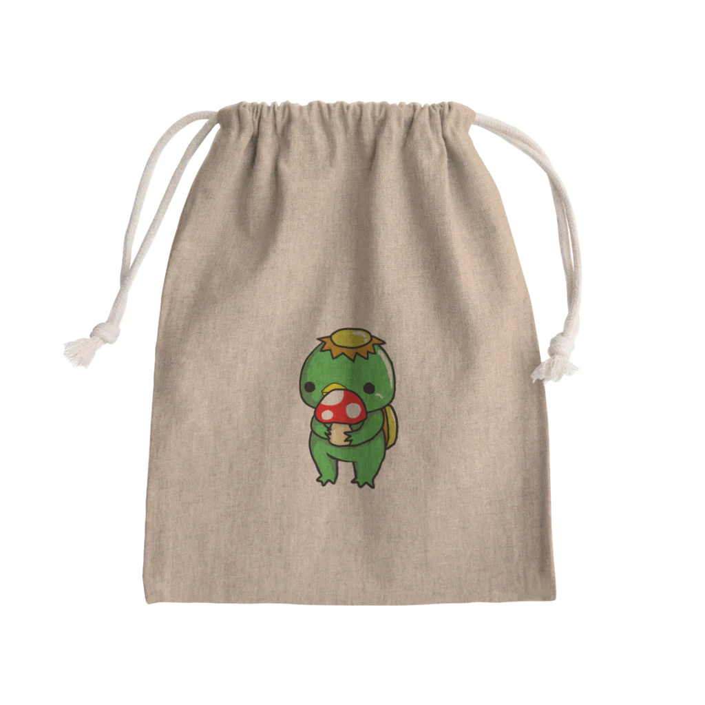 Red#mushroomのKappaちゃん Mini Drawstring Bag