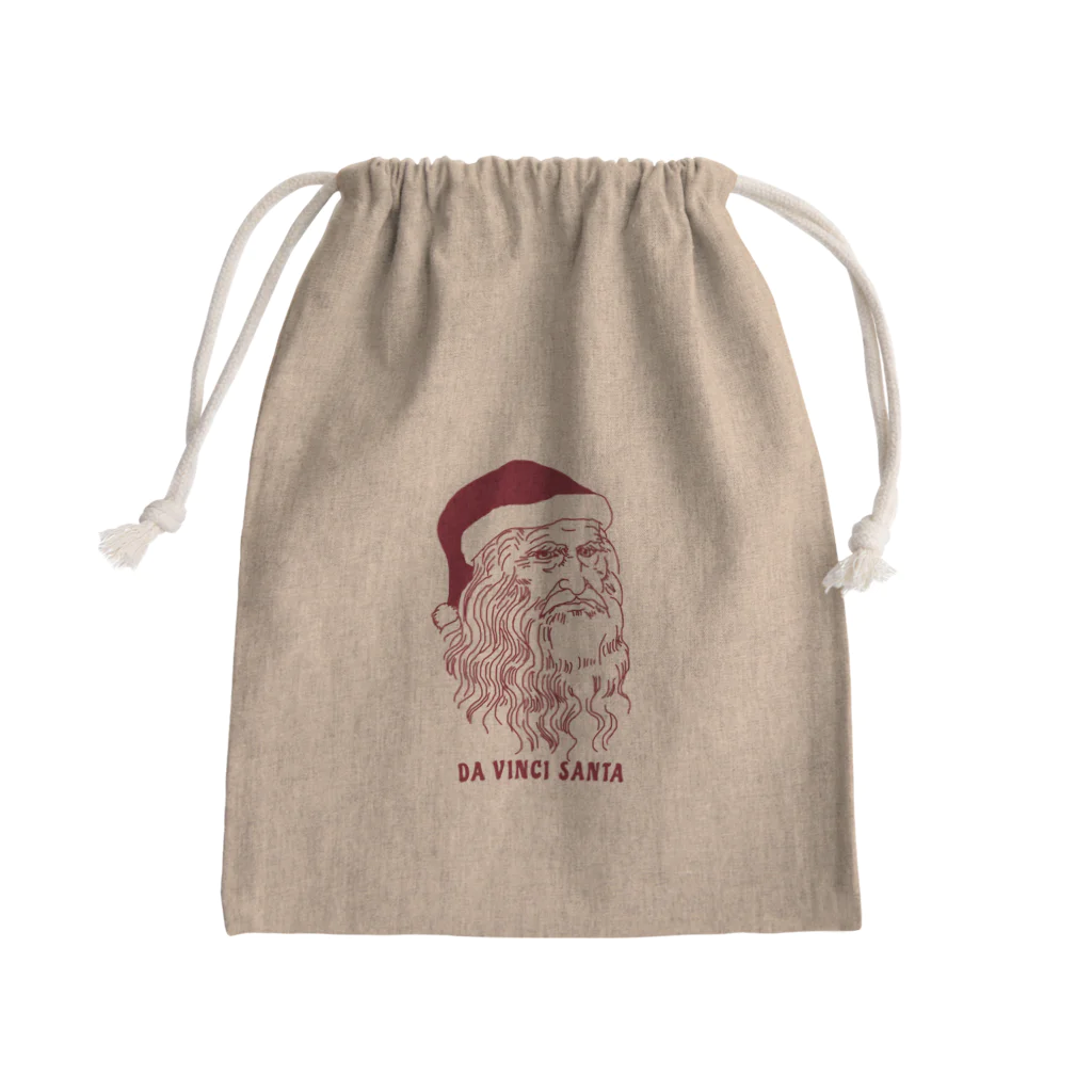 すとろべりーガムFactoryのダ・ヴィンチ サンタ  Mini Drawstring Bag