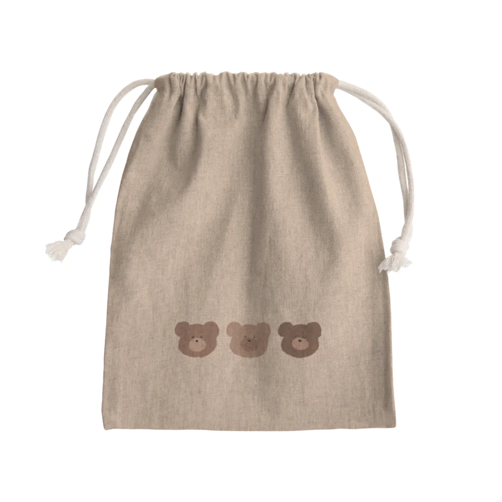 pocochan0326の3びきのくまさん Mini Drawstring Bag