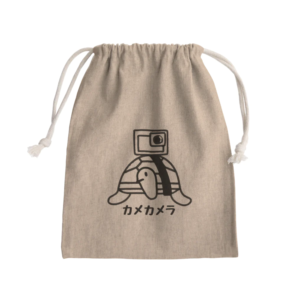 麦畑のカメカメラ Mini Drawstring Bag