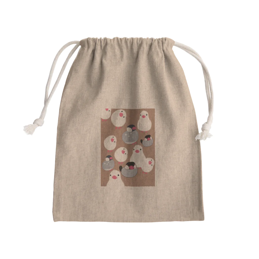 EAT SHOPのぶんちょうたん Mini Drawstring Bag