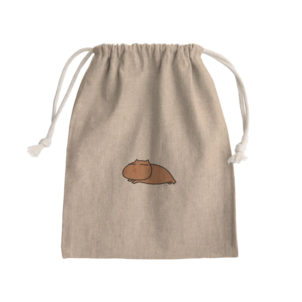 イーナワークスのぐんにゃりカピバラ Mini Drawstring Bag