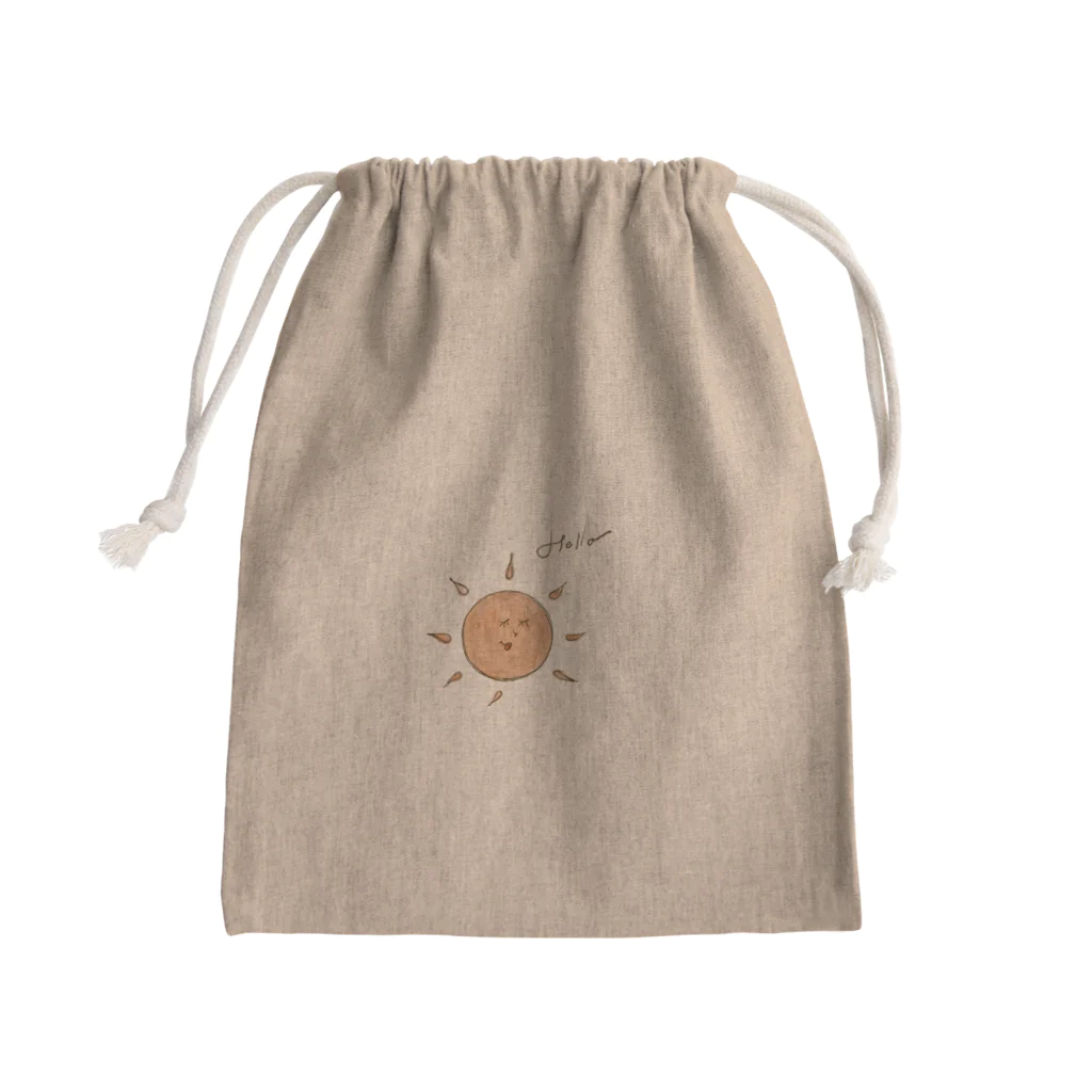 Piiのたいよう Mini Drawstring Bag