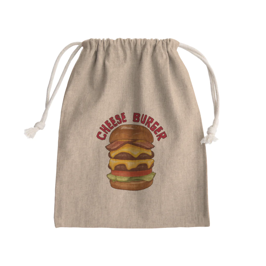 すとろべりーガムFactoryのチーズバーガー Mini Drawstring Bag