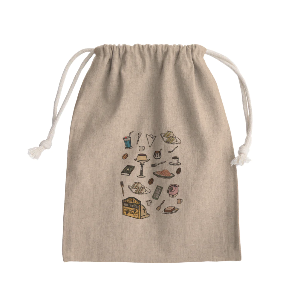 気ままに創作　よろず堂の純喫茶　いろどり Mini Drawstring Bag