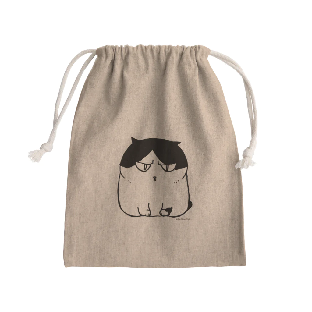 猫ドМさん専用猫グッズのお店　びーにゃんくらぶのふしぎ猫　コムちん Mini Drawstring Bag