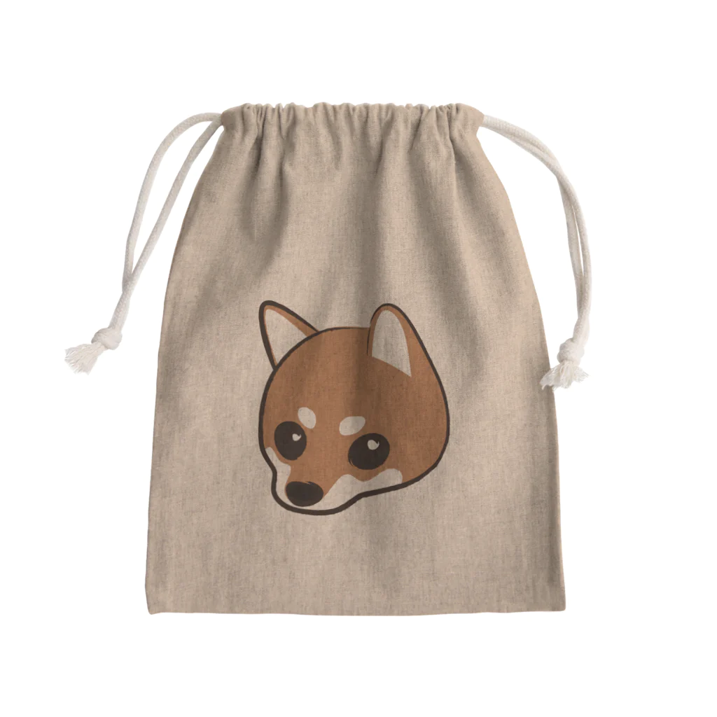 こますけのしばいぬ Mini Drawstring Bag