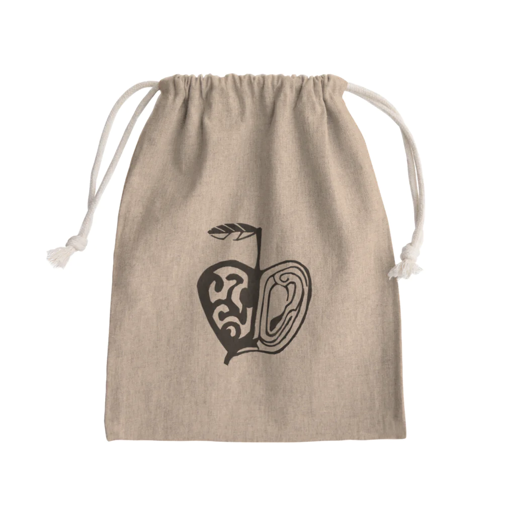 Makiolsh@伊達市のアブノーマルなりんご Mini Drawstring Bag