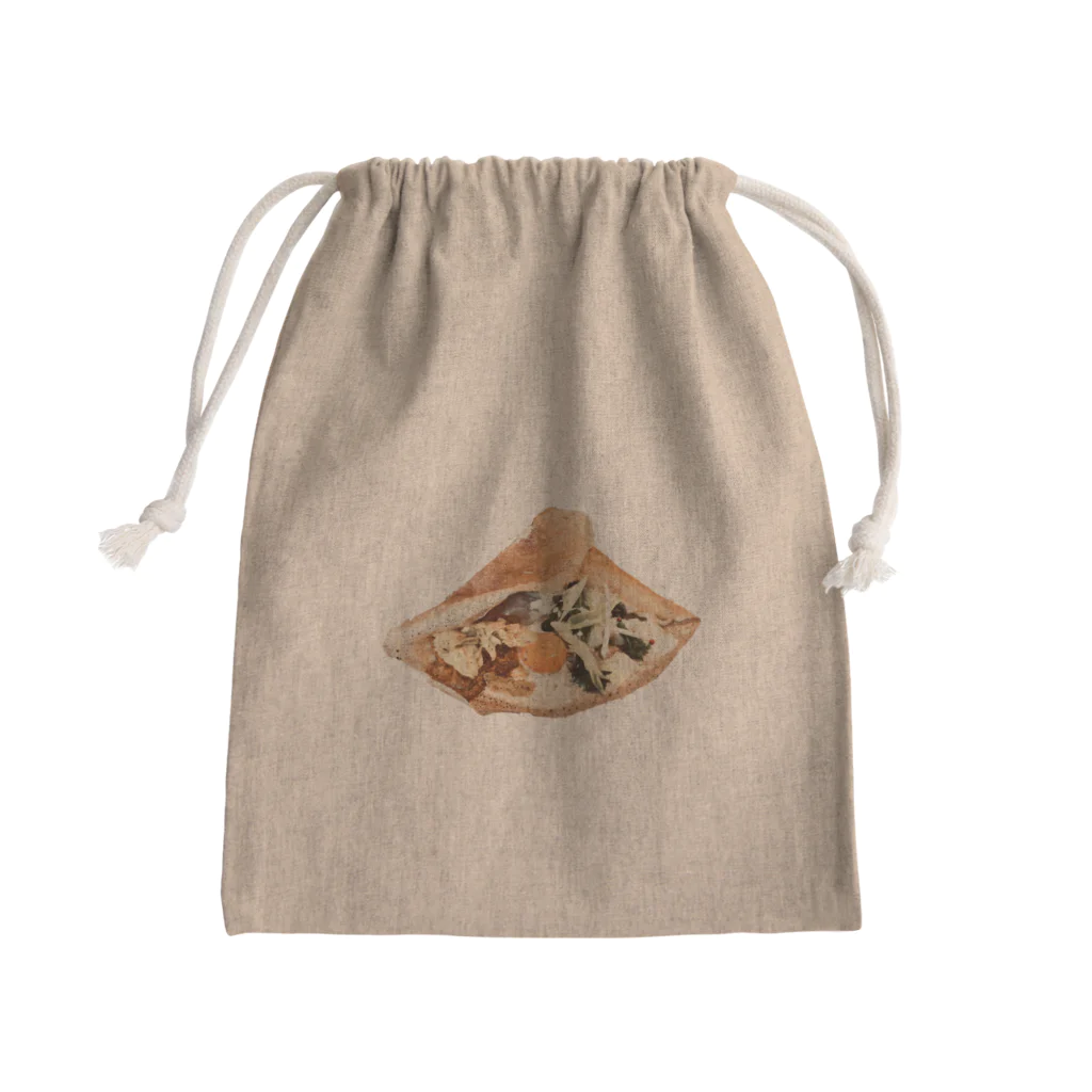 瑚のわしのバイト先のガレット Mini Drawstring Bag