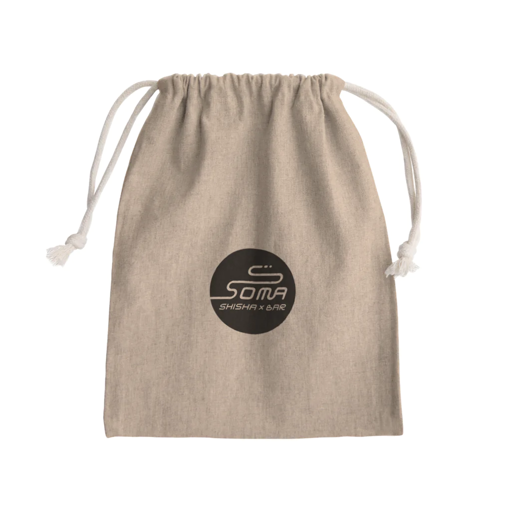 SOMAのSOMAロゴ　巾着 Mini Drawstring Bag