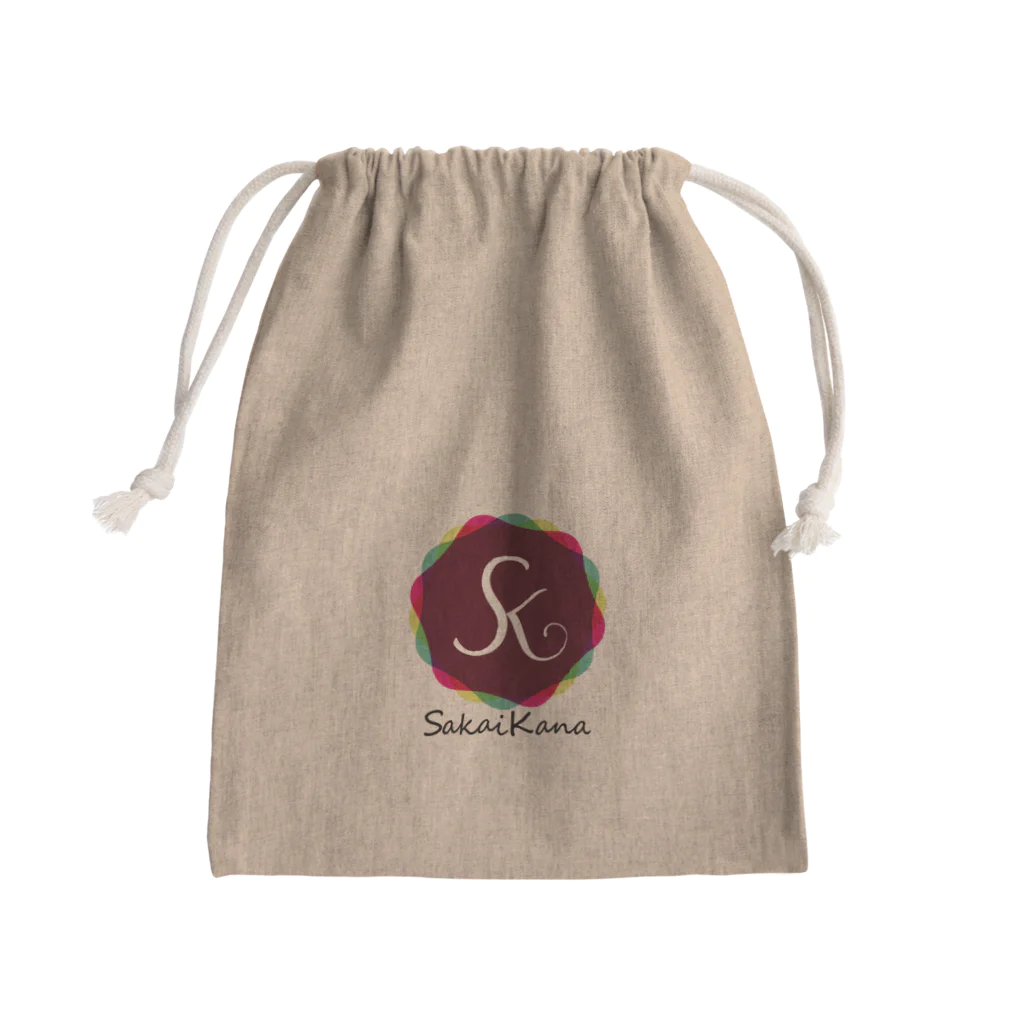 さかいかなのsaaikanaLogoseries Mini Drawstring Bag